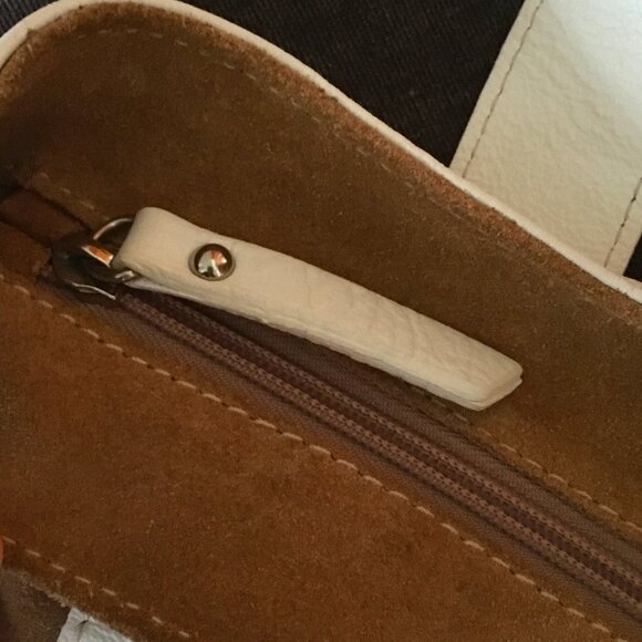 Innue Two Tone Italian Leather and Suede Bag - Picture 9 of 16